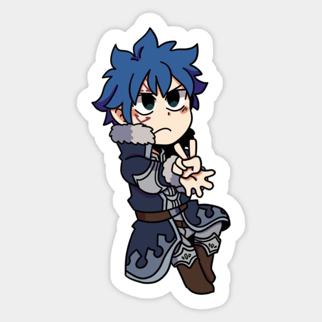 Chibi Jellal Sticker by Dragnoodles